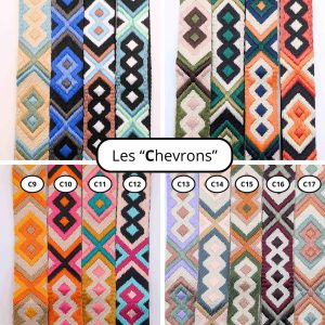Sangle réglable et interchangeable - modèle "Chevrons"