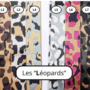 Sangle réglable et interchangeable - modèle "Léopard"